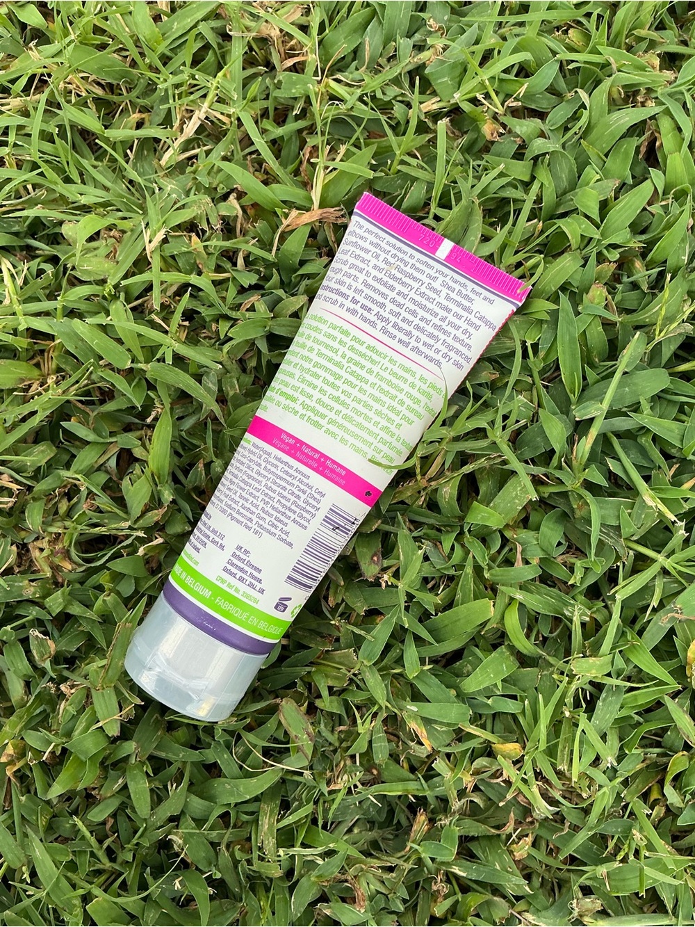 Humankind Pink Elderflower & Raspberry Hand Scrub Tube - Picture 4 of 5